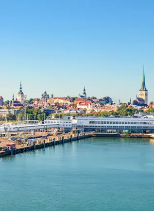 Puerto de llegada, ya que esta excursión a Tallin desde Helsinki se realiza en ferry, cruzando el Golfo de Finlandia.