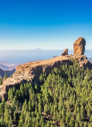 Roque Nublo, uno de los picos visitados en esta excursión desde Las Palmas.