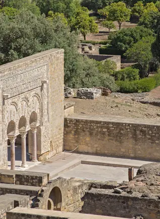 Vistas aéreas de las ruinas de Medina Azahara, uno de los yacimientos más importantes de la región.