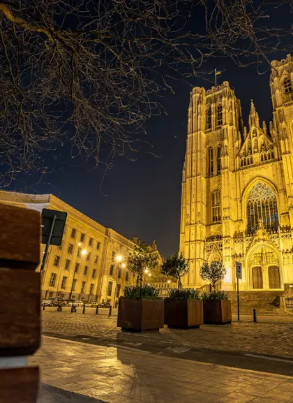 Imagen de la catedral de San Miguel en Bruselas