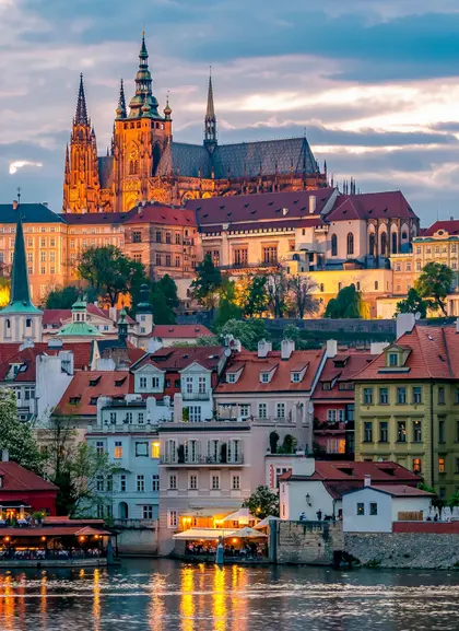 Praga plano general del casco antiguo