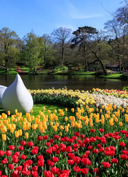 Jardines de Keukenhof en Países Bajos