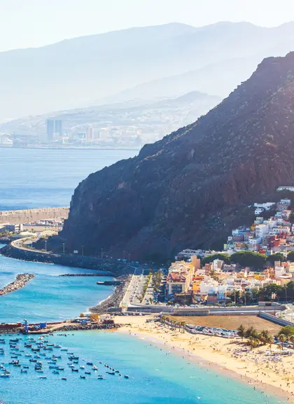 Las Teresitas Beach in Tenerife.