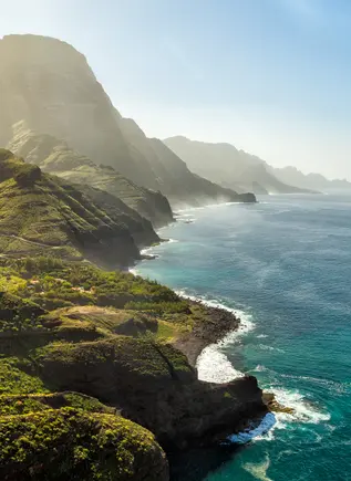 Views of the Tamadaba Natural Park in Gran Canaria