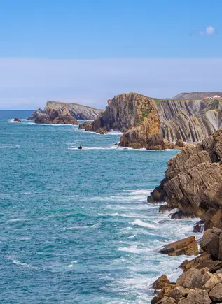 La costa cantábrica en el Geoparque de Costa Quebrada, Cantabria