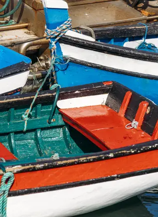 Docas dos Pescadores en Setúbal, Portugal