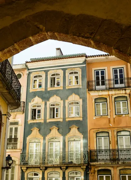 Bóvedas internas del Palacio Universitario de Coímbra, Portugal