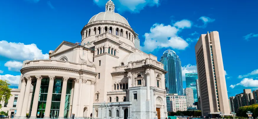 Iglesia del Cristo Científico en Boston, Massachusetts, Estados Unidos