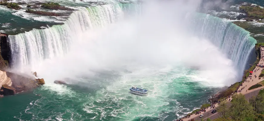 Cataratas del Niágara, frontera natural entre Estados Unidos y Canadá