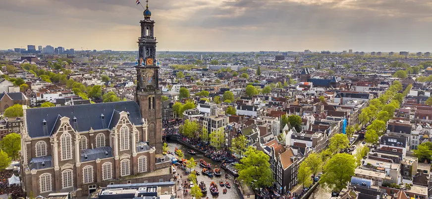 La Westerkerk es la Iglesia más al Oeste de la ciudad.