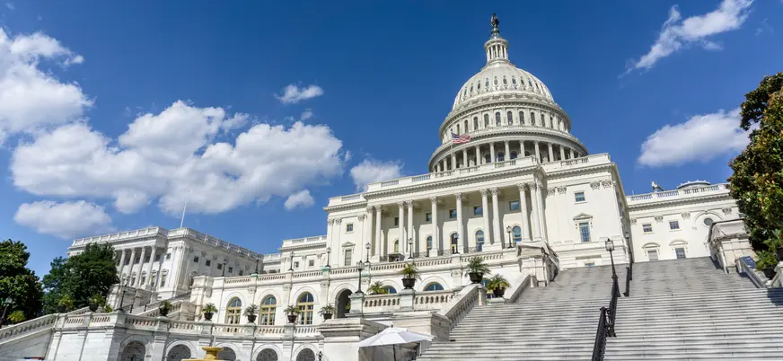 Edificio del Capitolio de Estados Unidos en Washington D. C.