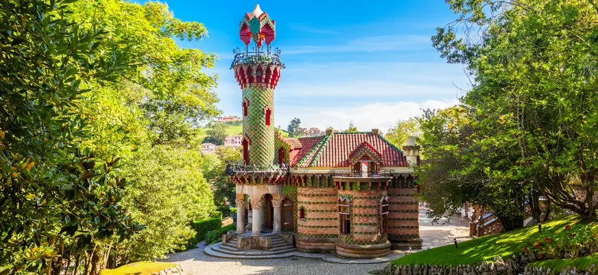 El Capricho de Gaudí en Comillas, Cantabria.