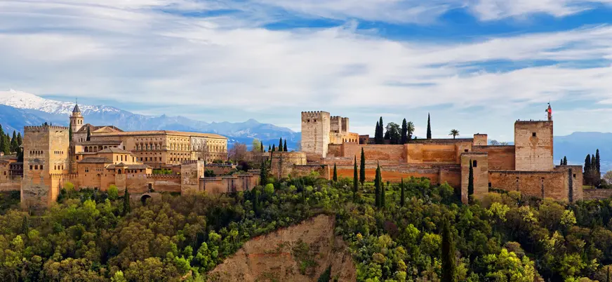 Alhambra desde Mirador de San Nicolás - Excursión a Granada desde Málaga y Costa del Sol - Free tours y Visitas guiadas en español Buendía Tours Andalucía