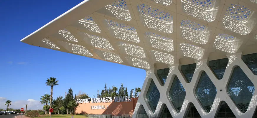 Exterior del aeropuerto Marrakech Menara, Terminal 1