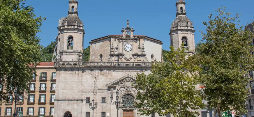 Iglesia de San Nicolás en Bilbao, templo barroco del siglo XVIII