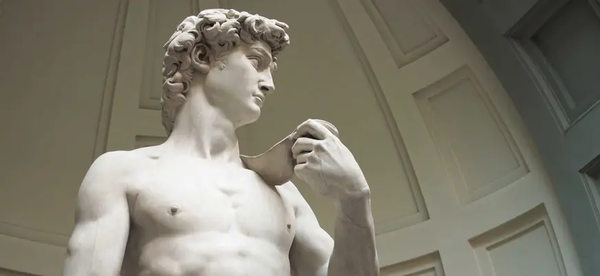 La obra más destacada del museo es la escultura de David, del artista Miguel Ángel, datada de 1504.