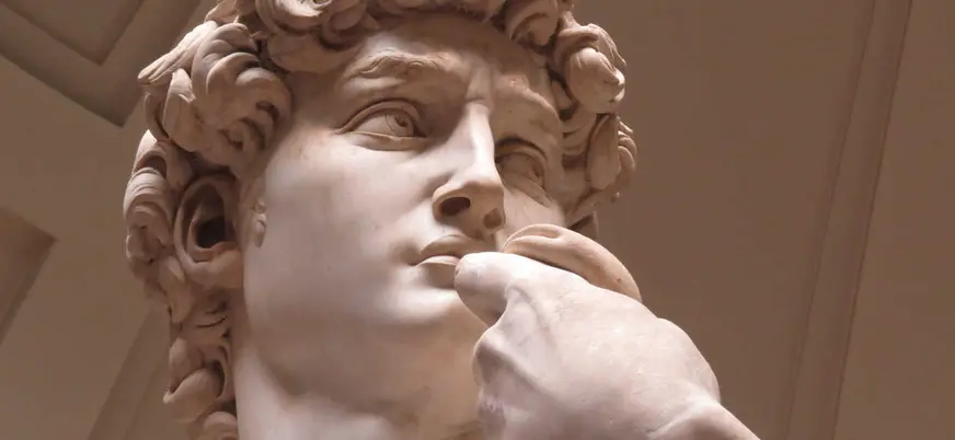Escultura que verás en la visita guiada a la Galería de la Academia y el tour a pie por Florencia.