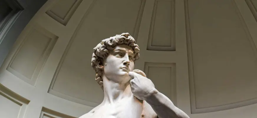 Su obra más destacada es la de Miguel Ángel, en concreto el David (1504).