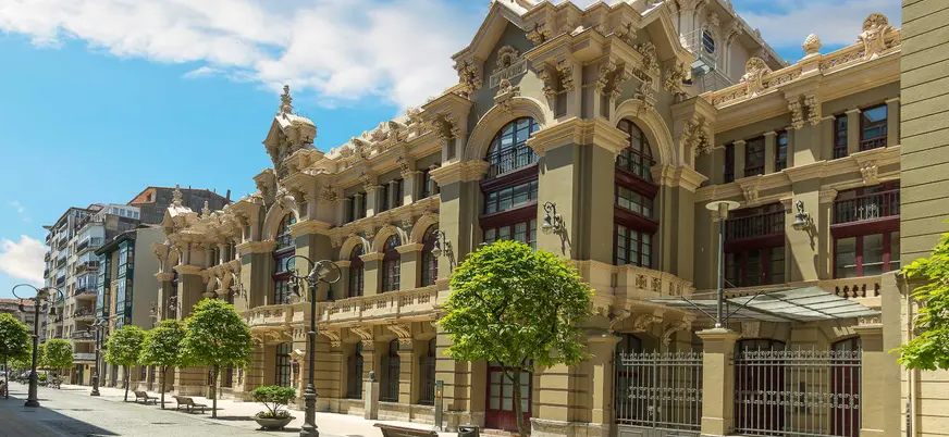 Edificio histórico del casco antiguo de Avilés, Asturias