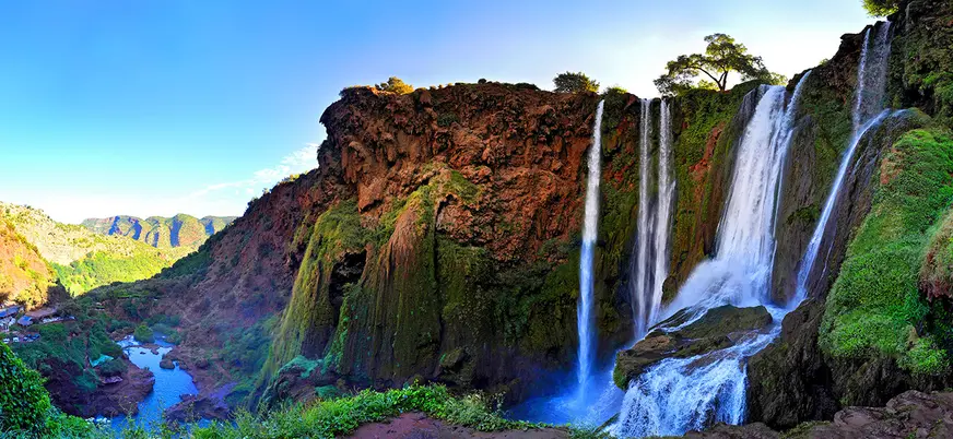 Cascadas de Ouzoud, las más altas de Marruecos, cerca de Marrakech