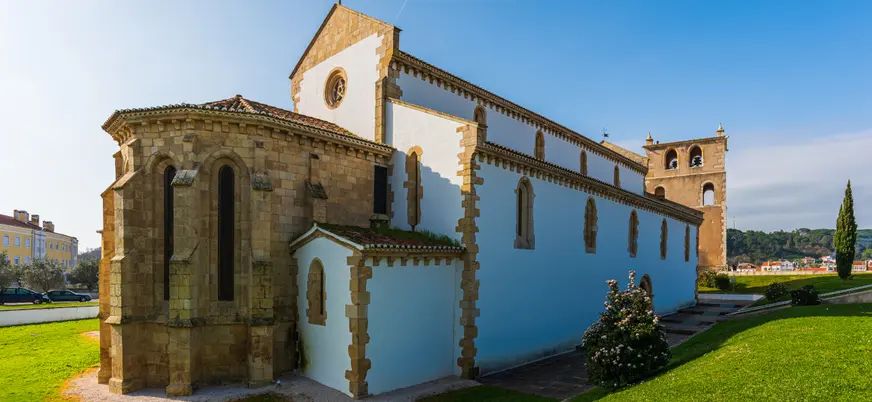 Iglesia de Santa Maria do Olival en Tomar, en la región centro de Portugal