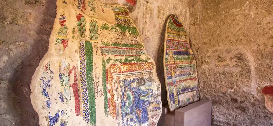 Mosaicos conservados de Pompeya