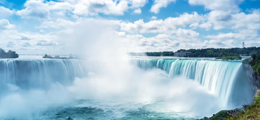Detalle de las cataratas del Niágara