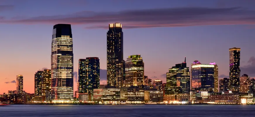 Skyline de Manhattan visto desde Hamilton Park, Nueva Jersey