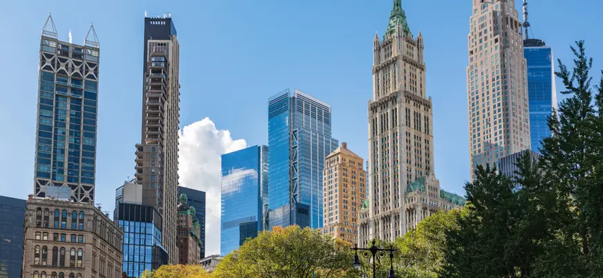 Rascacielos de Bajo Manhattan, Nueva York