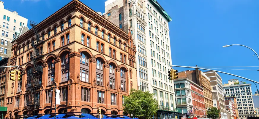 Edificios históricos del SoHo en Bajo Manhattan, Nueva York