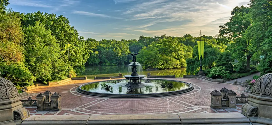 Fuente Bethesda en Central Park, Nueva York, Estados Unidos