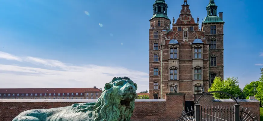 Exteriores del Castillo Rosenborg, Copenhague, Dinamarca