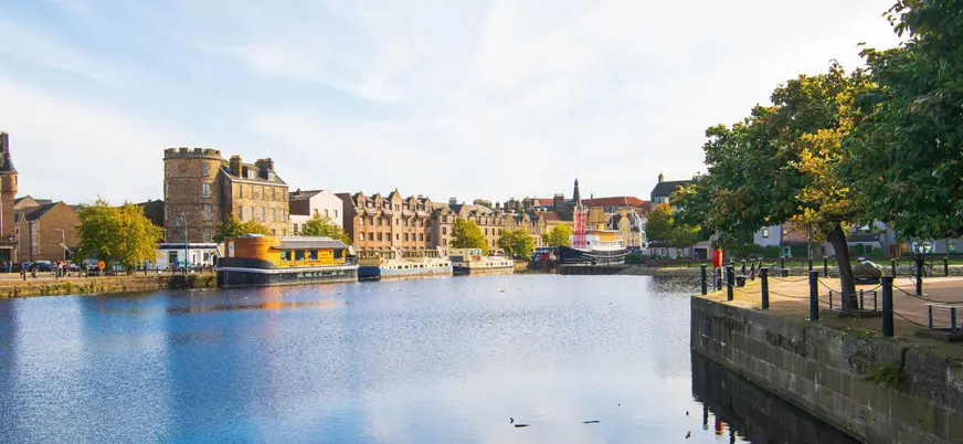The Shore en Leith, el distrito portuario de Edimburgo