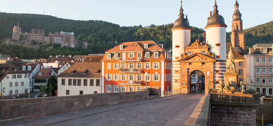 Puente Viejo -Alte Brucke- de Heidelberg, uno de los puntos que veremos en el tour a pie por Heidelberg.