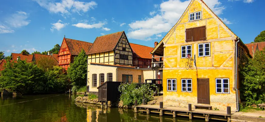 Den Gamle By, el barrio medieval por el que pasearás en este tour por Aarhus.