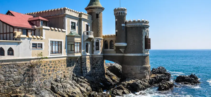 Castillo Wulff en el cerro Castillo de Viña del Mar.