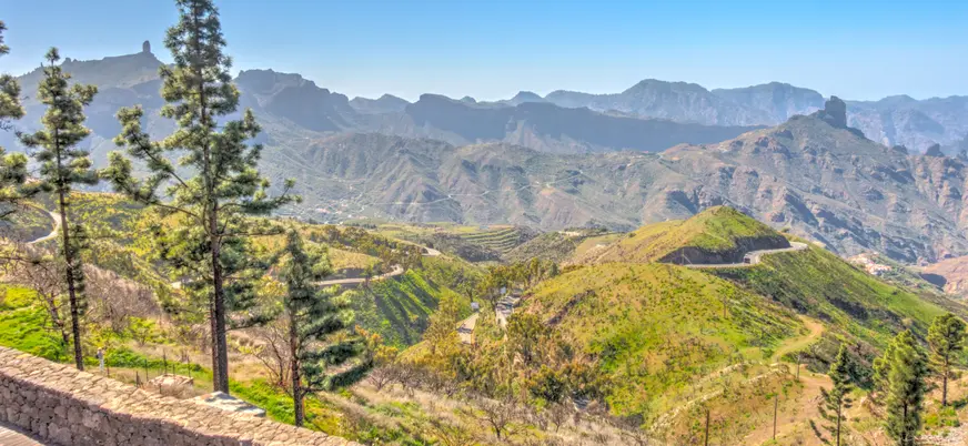 Mirador de Cruz de Tejeda, una de las paradas de esta excursión panorámica por las mejores panorámicas.