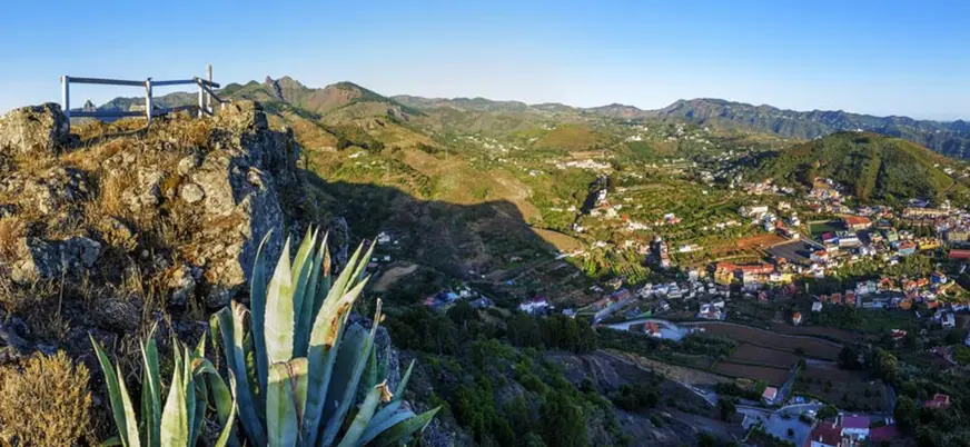 Medianías de Gran Canaria, por donde va la excursión de camino al destino.