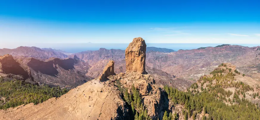 Roque Nublo es uno de los picos estrella de la isla, y símbolo de Gran Canaria.