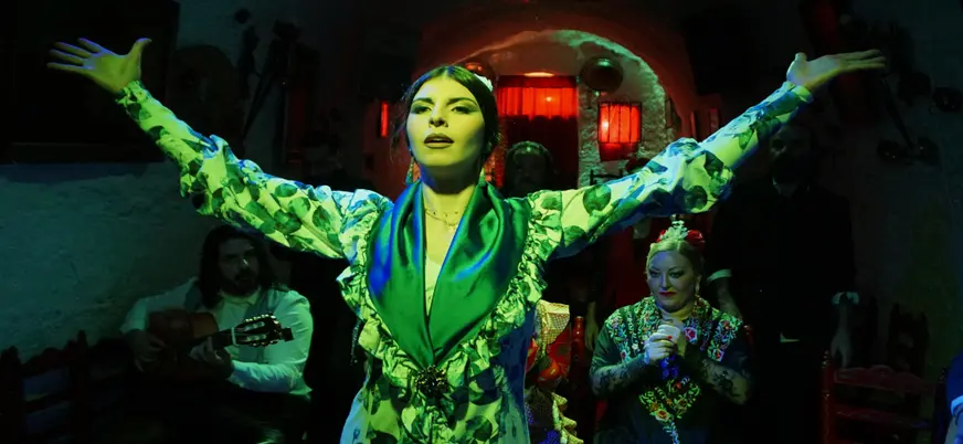 Parte del show de este arte andaluz y muestras de agradecimiento.