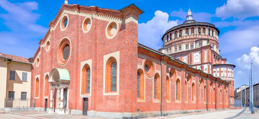 La Última Cena se encuentra en Santa Maria delle Grazie, en Milán, y es una de las grandes obras de la historia del arte.
