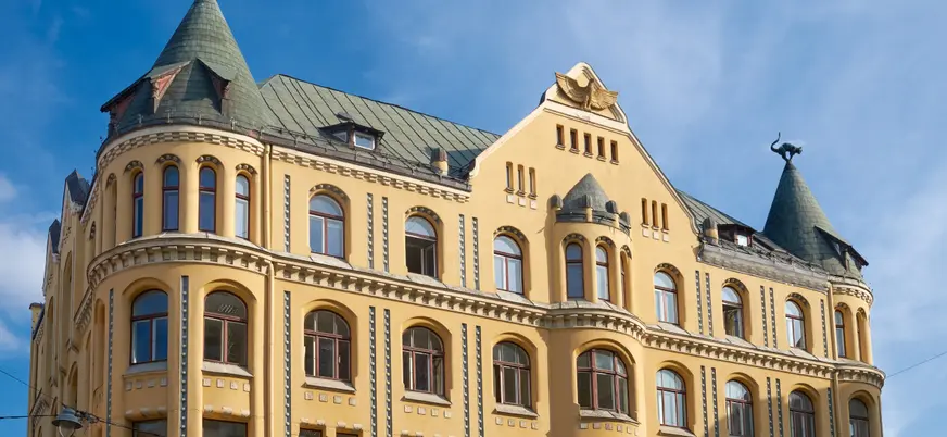 La Casa de los Gatos es uno de los monumentos más curiosos de Riga.