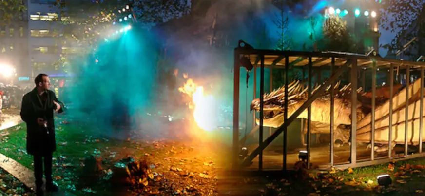 Imagen de una de las premieres de Harry Potter en Leicester Sqaure en Londres.