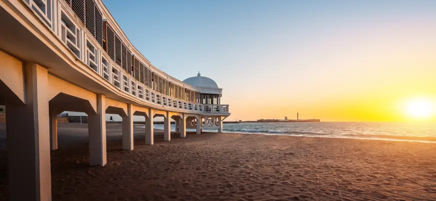 Playa de la Caleta en Cádiz