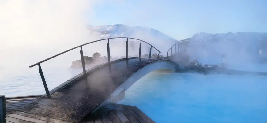 Imagen de la Laguna Azul en Islandia