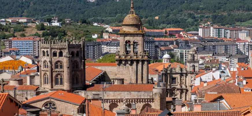 Plano general de Ourense ciudad
