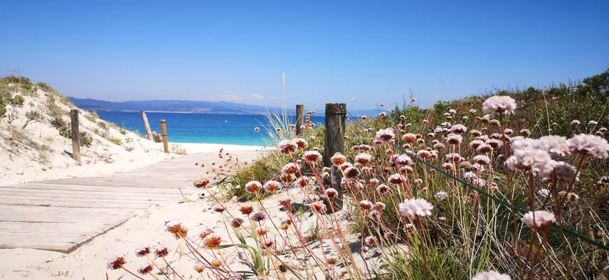 Una de las playas pertenecientes a las Islas Cíes