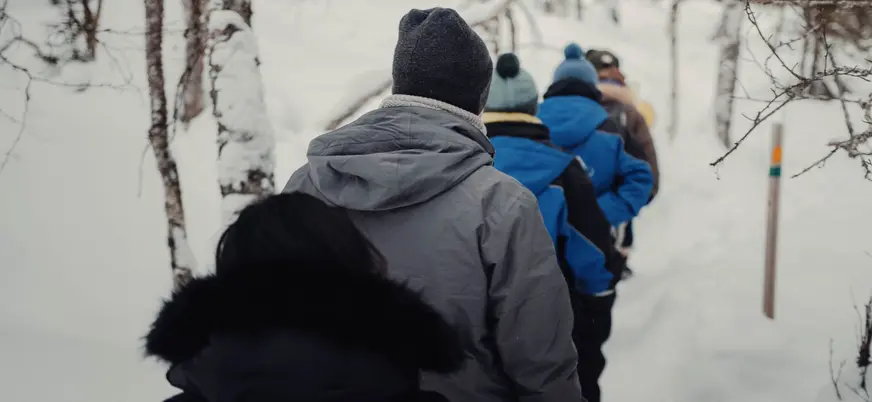Excursión hacia las cascadas de Korouoma en Finlandia