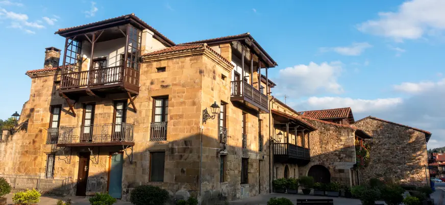 Calles típicas de Liérganes, Cantabria