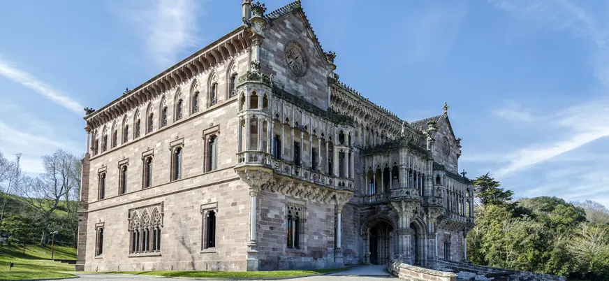 El Palacio de Sobrellano en Comillas, Cantabria